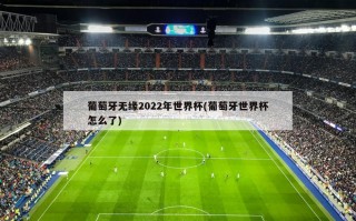 葡萄牙无缘2022年世界杯(葡萄牙世界杯怎么了)