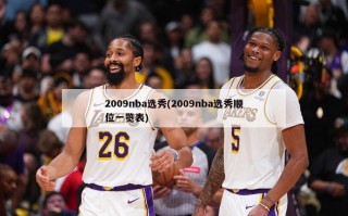 2009nba选秀(2009nba选秀顺位一览表)