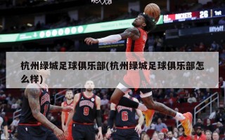 杭州绿城足球俱乐部(杭州绿城足球俱乐部怎么样)